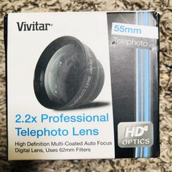 Vivitar 55mm 2.2x Telephoto Lens