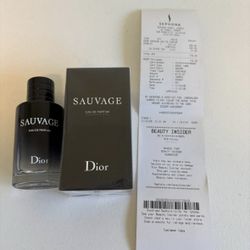 Dior Sauvage Eau de Parfum Men's Fragrance Spray Authentic