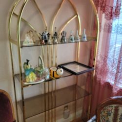 Arched Glass Shelf Unit