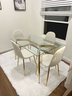 Cream chairs dining set special price