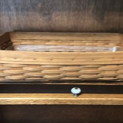 Longaberger “Serve it Up” Tray/Basket