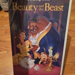 Disney VHS Beauty And The Beast Blanket