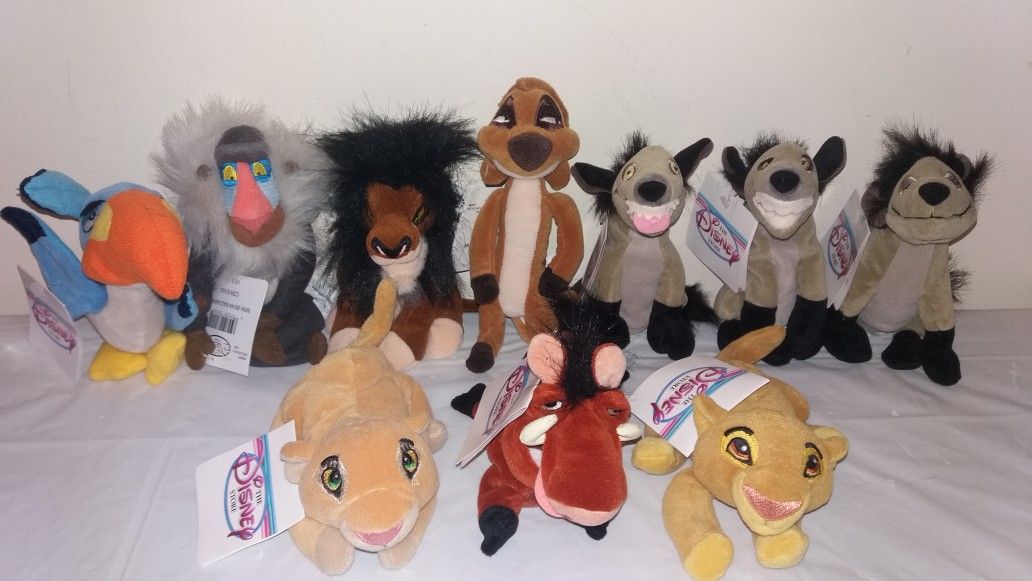 New Disney Lion King complete set with tags Beanie Babies