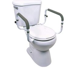 Carex Toilet Safety Frame Toilet Safety Rails With Adjustable Width support 300l