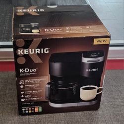 Keurig K-Duo Single Serve K-Cup Pod & Carafe Coffee Maker, Black
Brand New unopened box 
$90.00 firm on price 