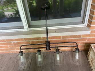 Pendant ceiling mount lamp oil rubbed bronze
