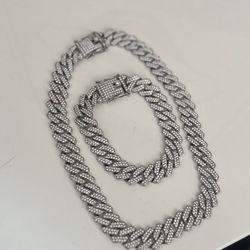 Diamond Cuban Link Necklace Chain Replica 