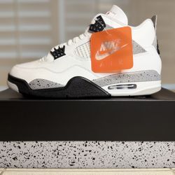 Authentic Brand New Jordan 4 Retro White Cement Deadstock