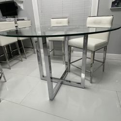 Beautul Glass Dining Room Table 