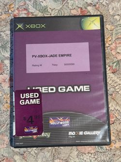 Jade Empire Original Xbox Game