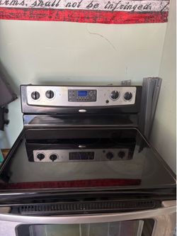 Whirlpool glass top stove