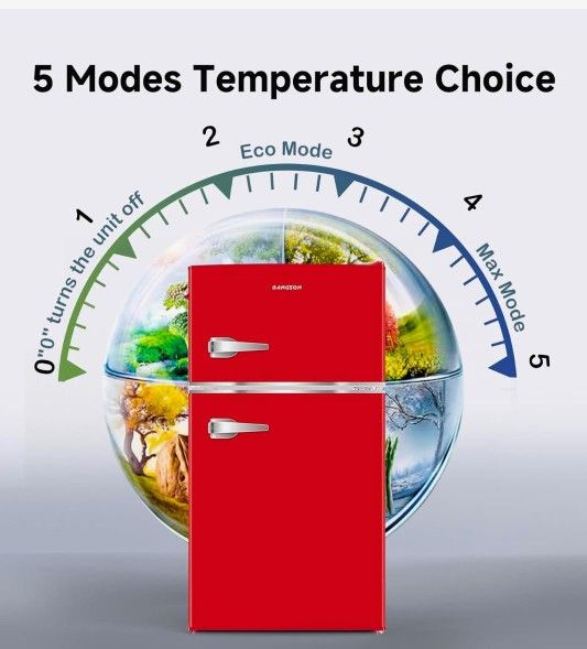Red Mini Fridge Never Used