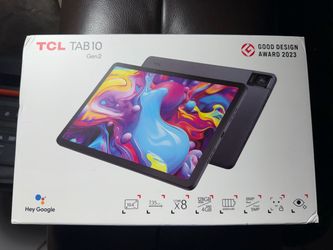 10” TCL tablet, like new in box