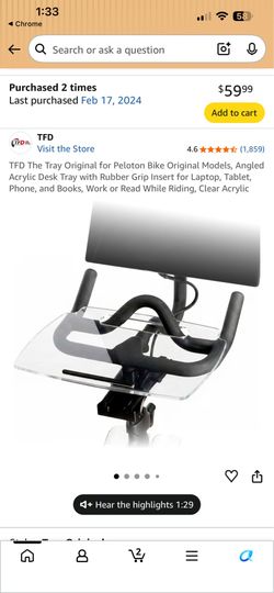 TFD Original Tray for Peleton