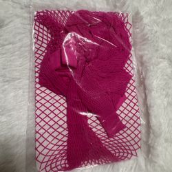 New Hot Neon Pink Fishnet Stockings Tights Lingerie 