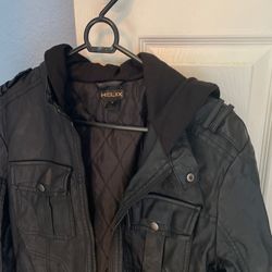 Black Hooded Jacket 