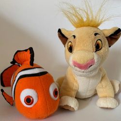 Disney Lion King Simba Cub Finding Nemo Plush