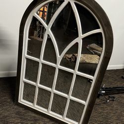 Vail Two-Tone Arch Wall Mirror