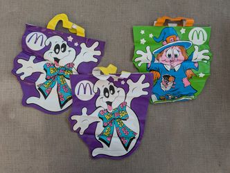 Vintage McDonald's Halloween Bags