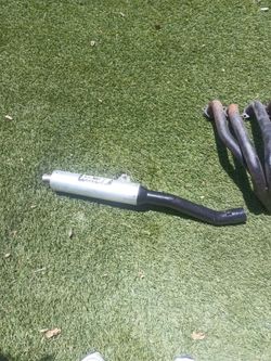 Motorcycle headers and muffler