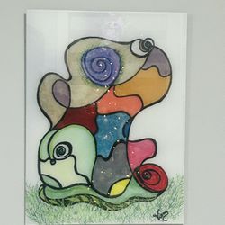 Acrylic Abstract Painting 