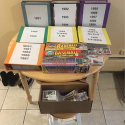 Collection Of 8,323 Baseball Cards Spanning 1978 Thru 1999