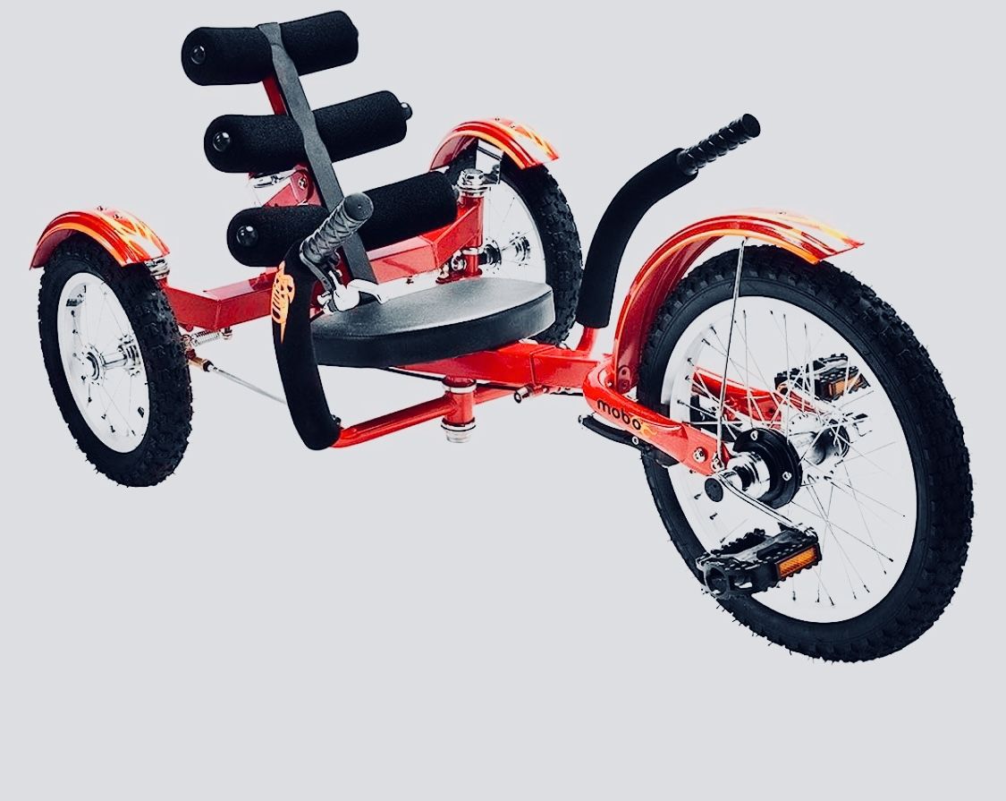 Mobo Mobito Kids 3-Wheel Bike. Recumbent Trike. Childs Cruiser Tricycle Retail $350