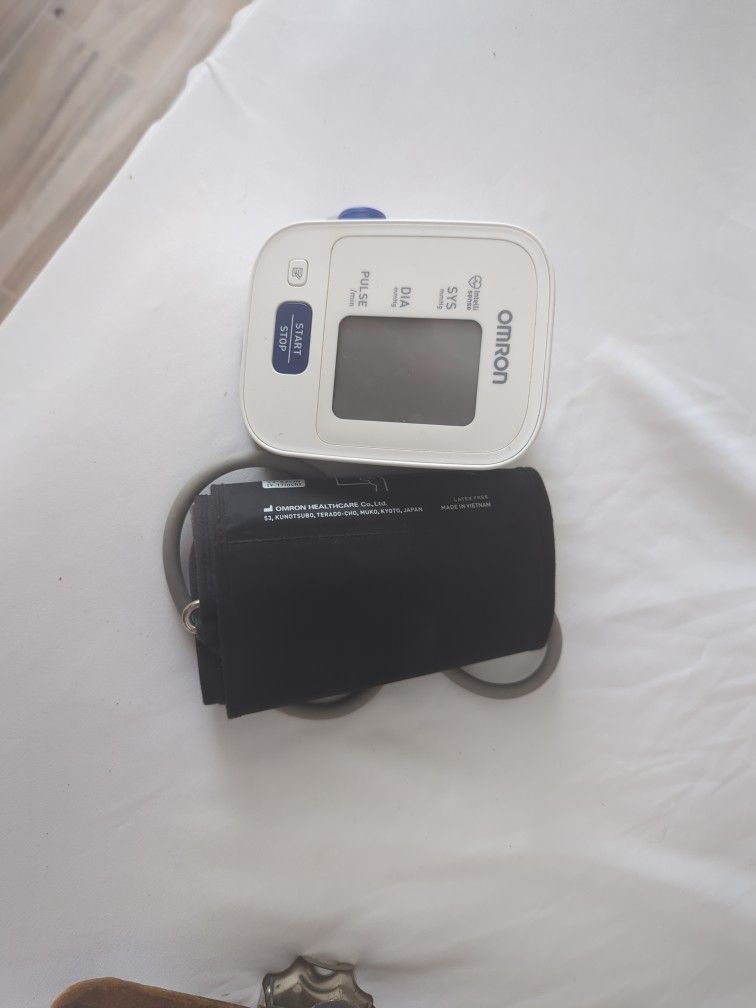 Omron blood pressure monitor
