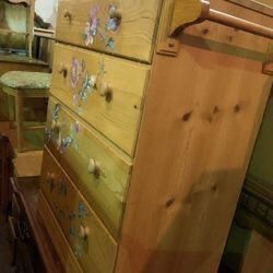 Nice Knotty Pine Four Drawer Dresser - Delivery Available-Sale Pending 
