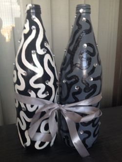 Pair of Decorative Bottles