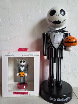 Halloween Jack Skellington Nutcracker & Ornament