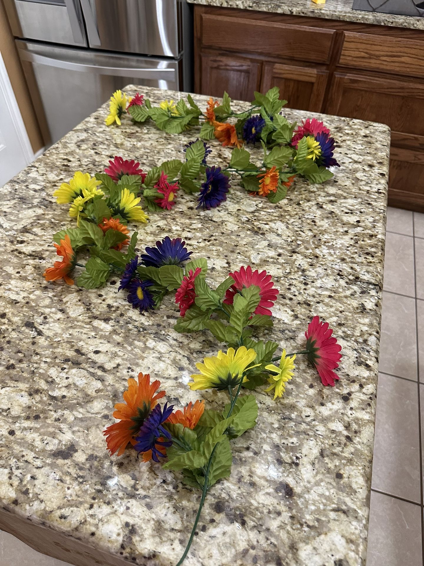 Faux Floral Garland