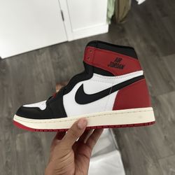 Air Jordan 1 Retro High OG “Black Toe Reimagined” – Size 9 – DS/Never Worn
