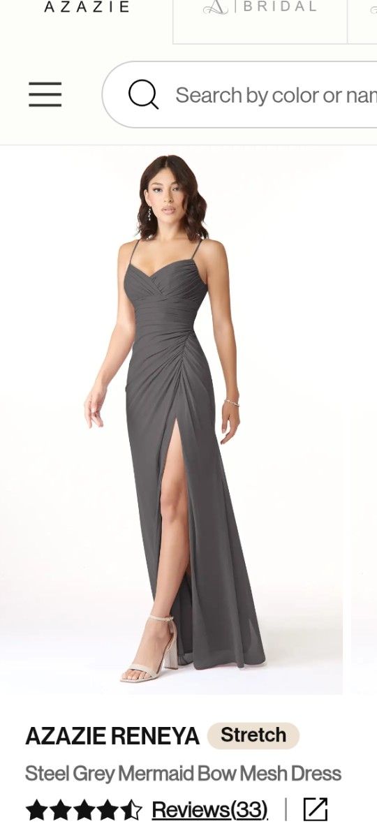 Grey Formal Dress(Brand New)