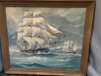 Vintage famous painting