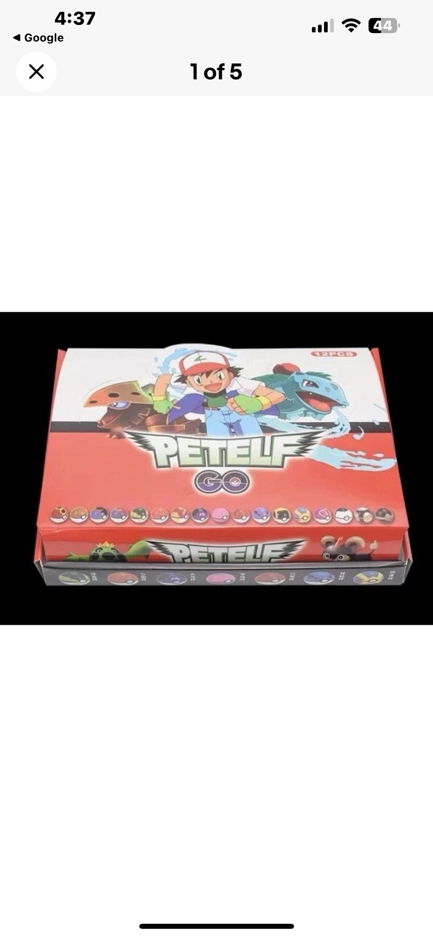 12 PCs. Pokémon Balls