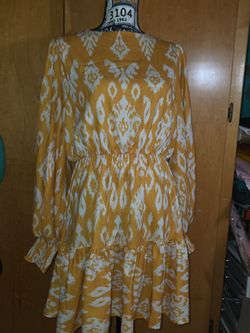 Flying Tomato "Around the Clock" Woven Mini Dress