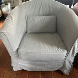 TULLSTA Armchair, Nordvalla medium gray (IKEA)