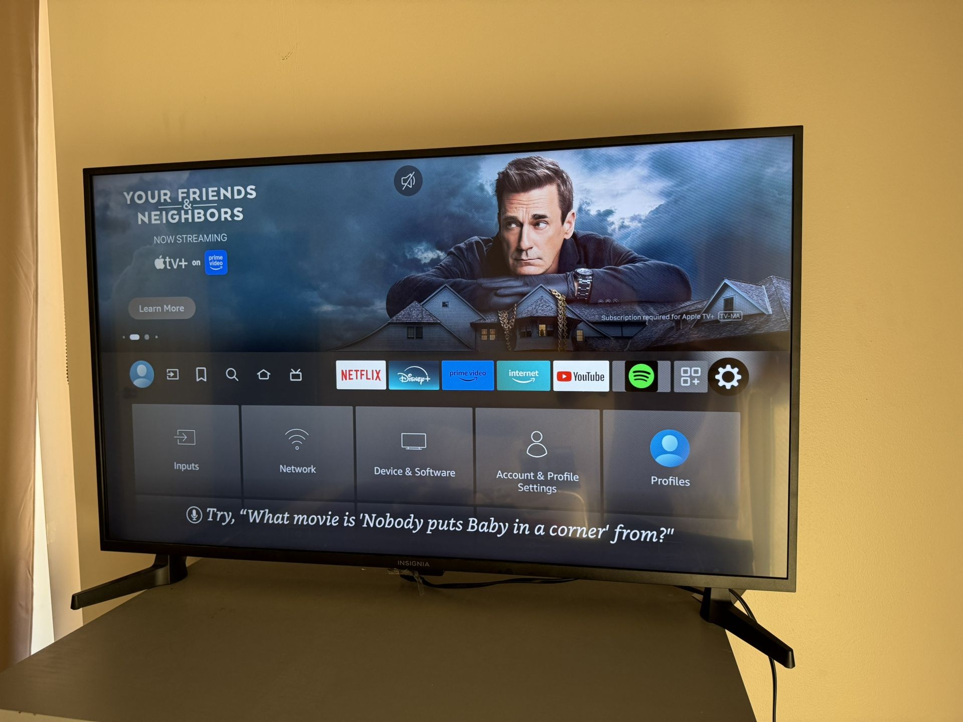 Insignia 43-inch Class F30 Series LED 4K UHD Smart Fire TV (Available May 1st)