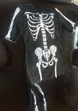 Adult skeleton dress costume