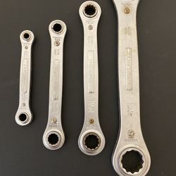 Vintage Craftsman Ratcheting Box Wrench Set