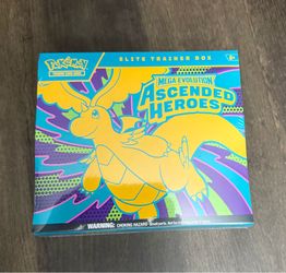 Pokemon TCG Mega Evolution Ascended Heroes Elite Trainer Box