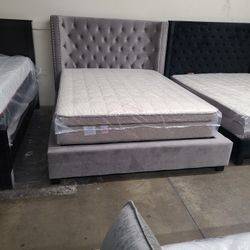 Queen Bed Frame And Mattress