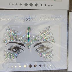 Face Crystal Sticker Face Gems Festival Jewelry sealed