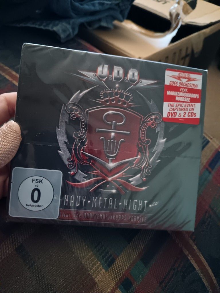 U.D.O. - Navy Metal Night  SEALED 2CD DVD  Feat. Marinemusikkorps Nordsee Import