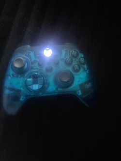Wireless Xbox controller Blue see through 🔥