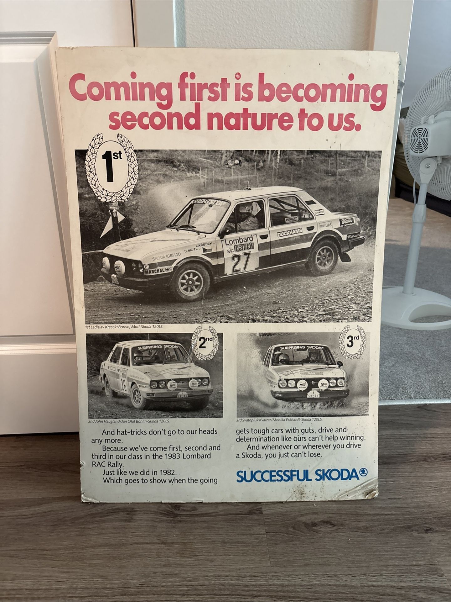 1983 Rare Skoda RAC vintage 