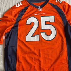 Chris Harris Jr Jersey Denver Broncos Size XL