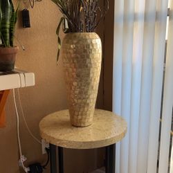 Table And Decor Plant 