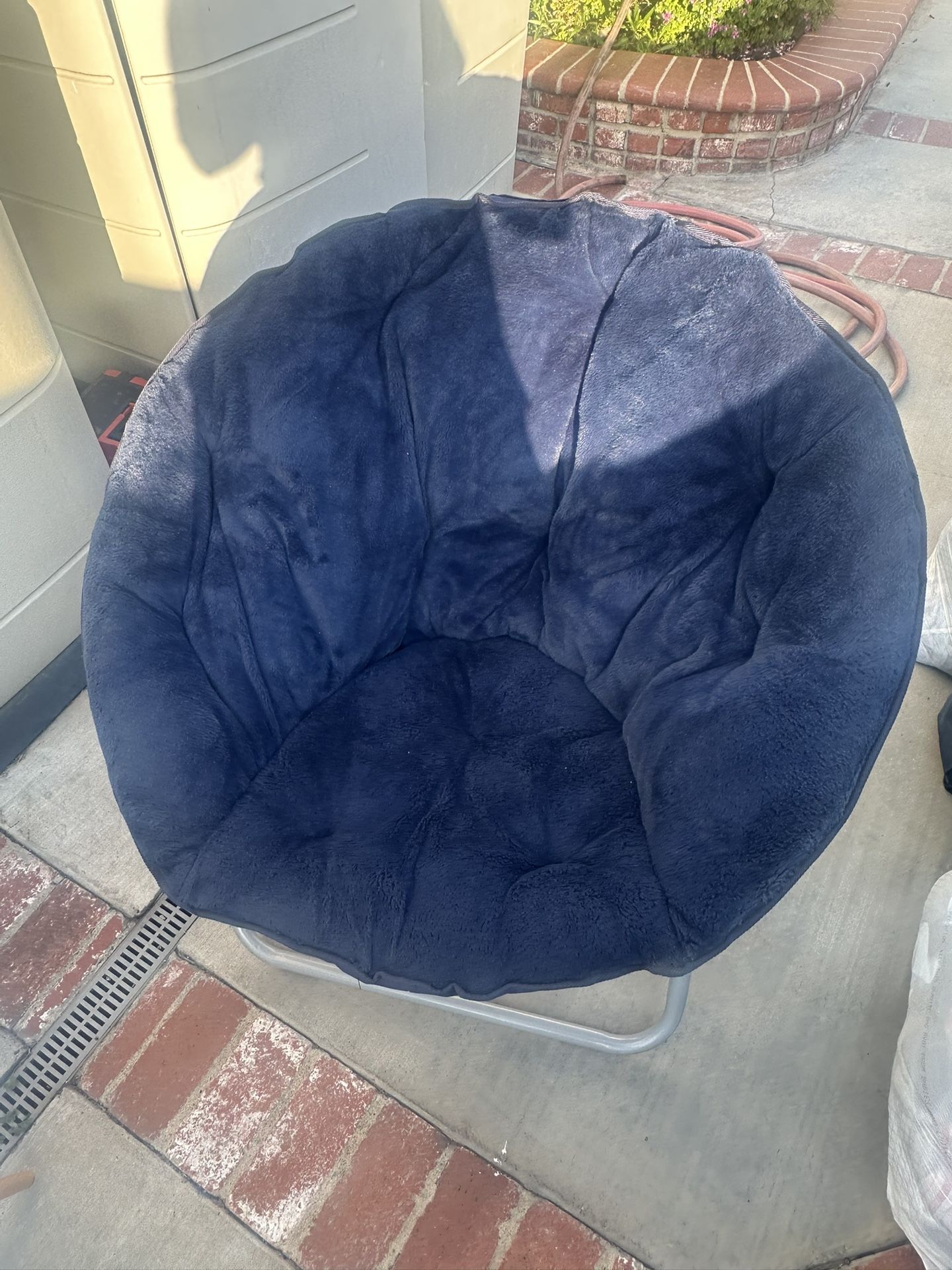 Blue Papasan Chair
